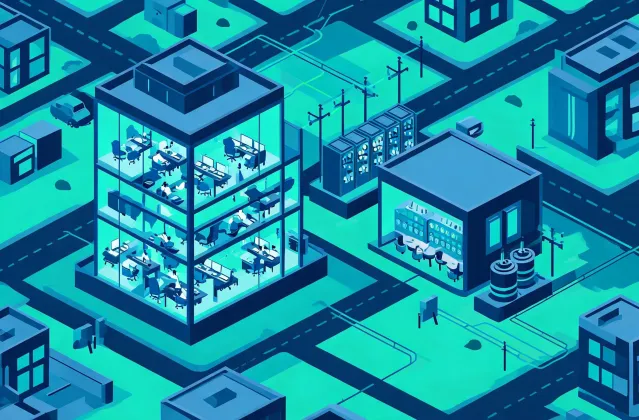 Map illustration for the Eaton Electrical Panel electrical distribution desk